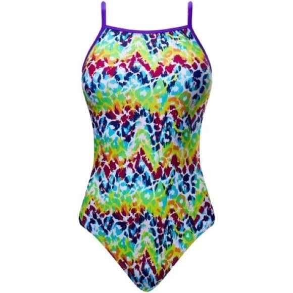 Funnies Colorful Animal Print One Piece Size 28/XXS New with tags - Picture 1 of 6